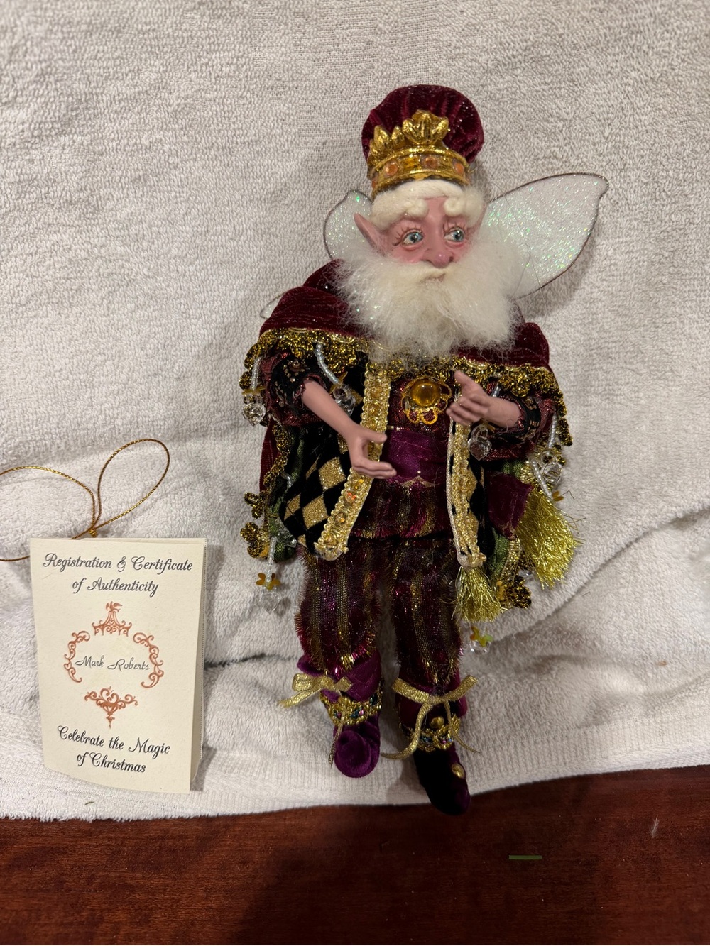 Mark Roberts Court of kings Fairy 51.92434 small in original box Christmas decor